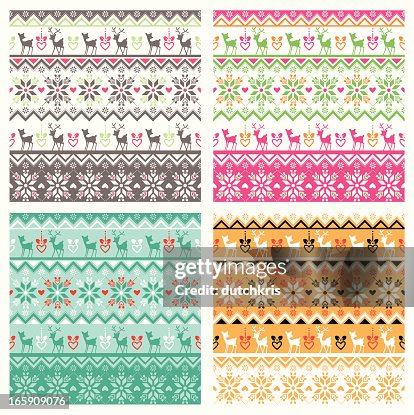 Scandinavian pattern swatch Scandinavian pattern swatch