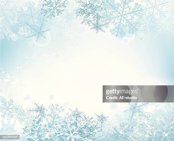 snow background - snow flakes stock illustrations
