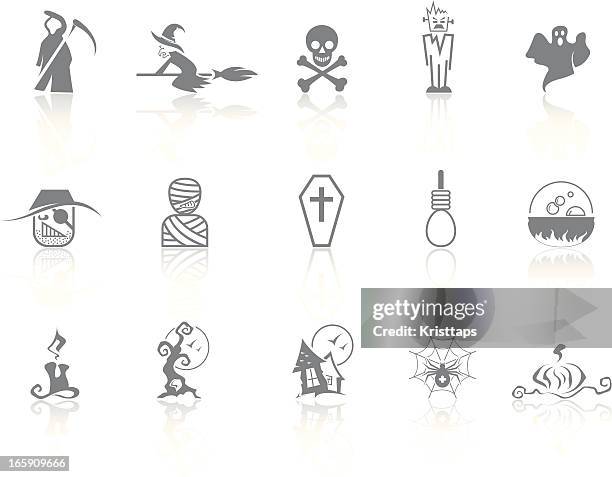 simplicity > halloween - dead tree vector stock illustrations