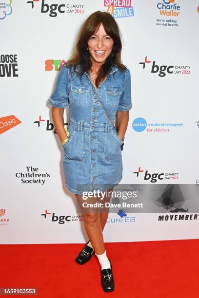 Davina McCall attends the BGC Group Charity Day on behalf of Action Medical Research, raising millions for good causes in memory of BGC's colleagues...