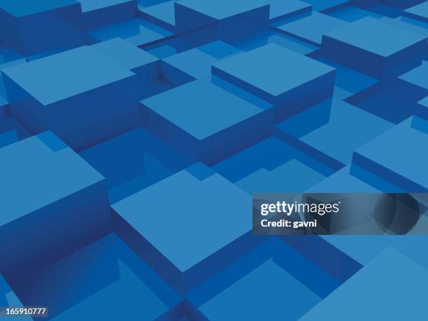 cube - building blocks vector stock illustrations