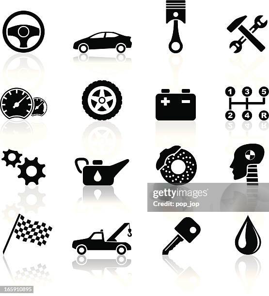 Auto Service And Repair Icons High-Res Vector Graphic - Getty Images