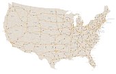 United State Highway Map (US Only)