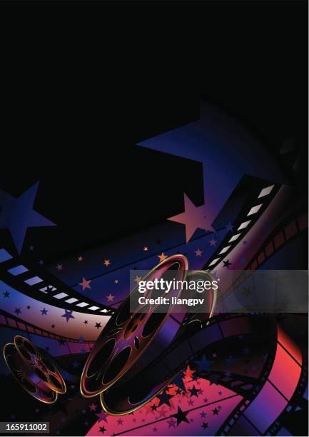 film festival - film roll stock illustrations