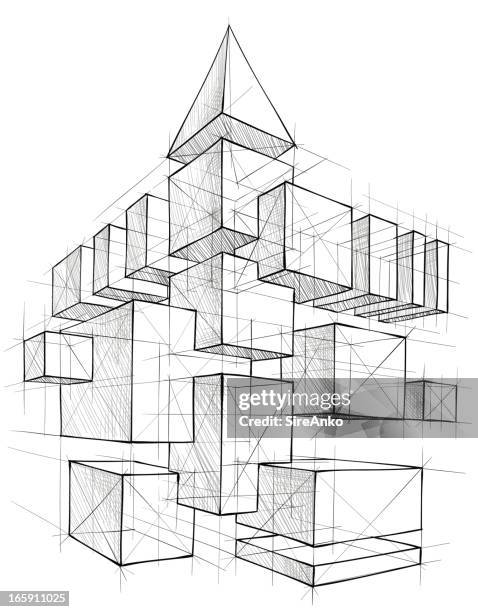 geometric figures - basic instinct stock illustrations