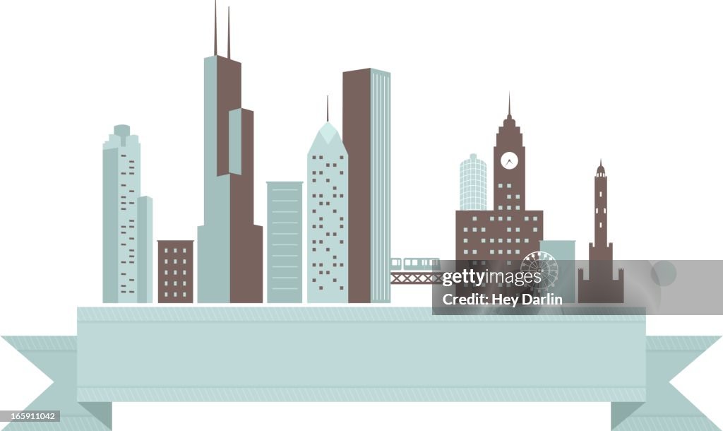 Chicago Skyline Banner