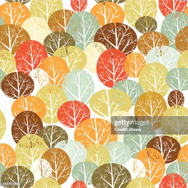 Trees Seamless Pattern High-Res Vector Graphic - Getty Images