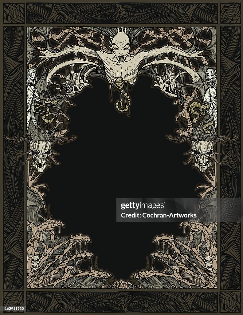 Devil Frame Zombie Devil Frame High-Res Vector Graphic - Getty Images