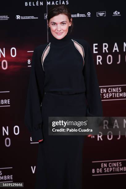 Actress Marta Nieto attends the 'Verano En Rojo' photocall at MK2 Cine Paz on September 04, 2023 in Madrid, Spain.