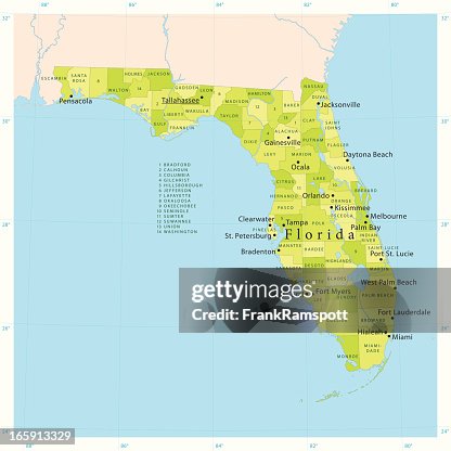 Florida Vector Map Florida Vector Map