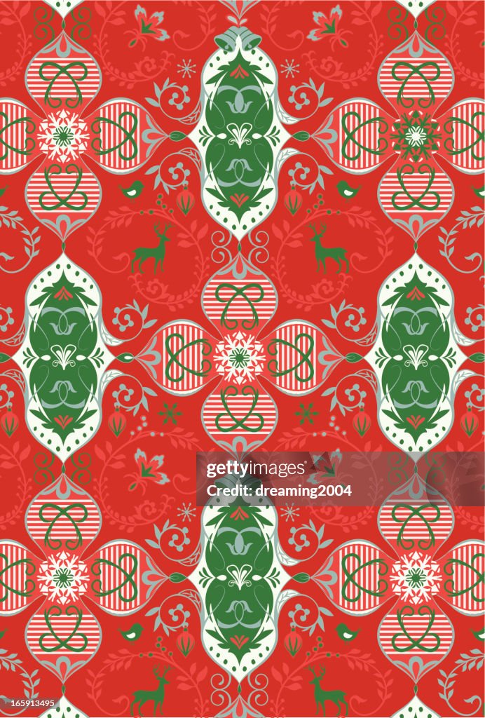 Christmas decorative pattern