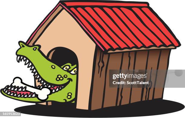 crazy pet - rooftop lounge stock illustrations