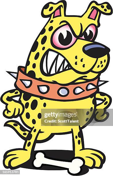 angry dog - pimple stock illustrations