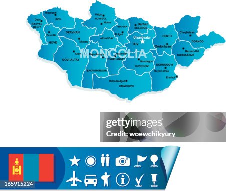 Mongolia map Mongolia map