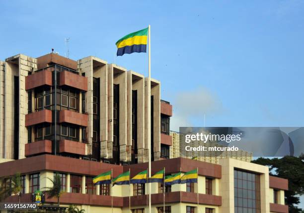 palace of the president of gabon, libreville, gabon - gabon stock pictures, royalty-free photos & images