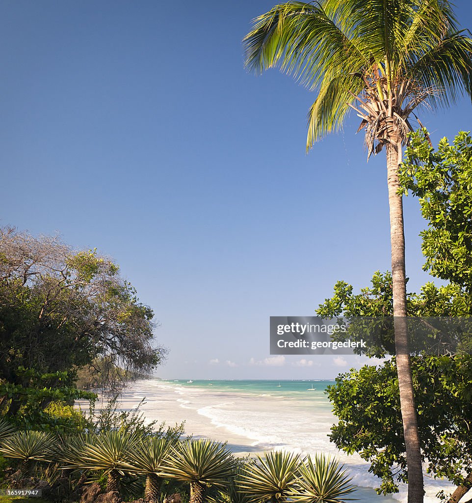 Diani Beach in Kenya