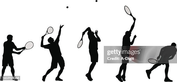 319点のテニス サーブイラスト素材 Getty Images