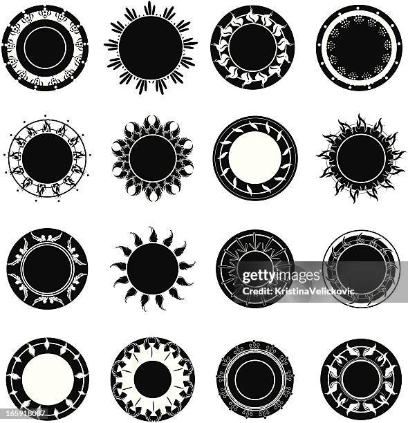 ornate - black lace tattoo stock illustrations