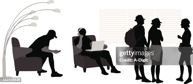 Younger Vector Silhouette Younger Vector Silhouette
