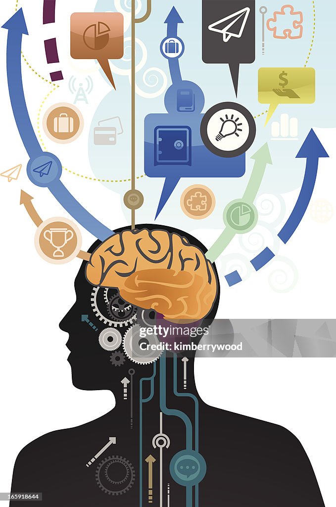 Brain Open Process Brain Process High-Res Vector Graphic - Getty Images