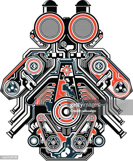 engine - car engine stock illustrations