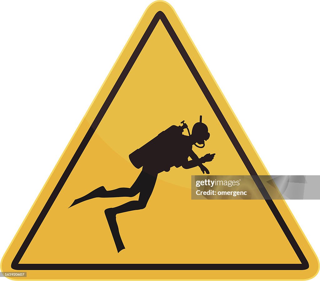 Diving Sign High-Res Vector Graphic - Getty Images