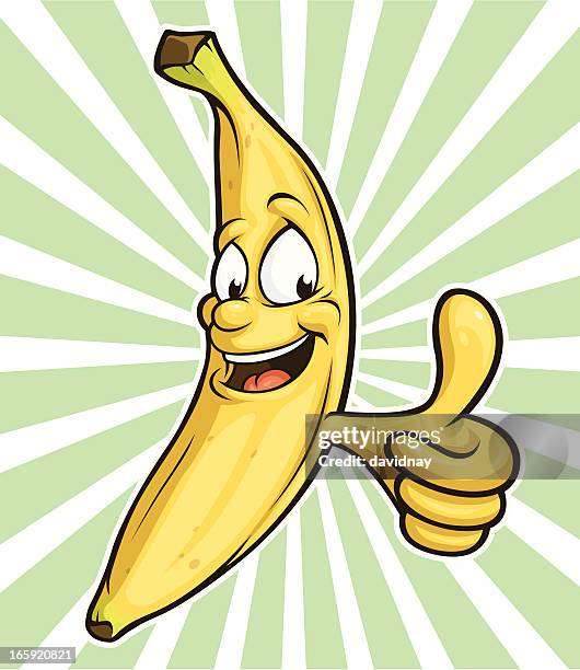 happy banana - banana stock illustrations