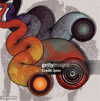 Three rusty snakes Three rusty snakes