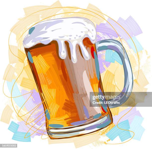 tasty beer - tasty stock illustrations