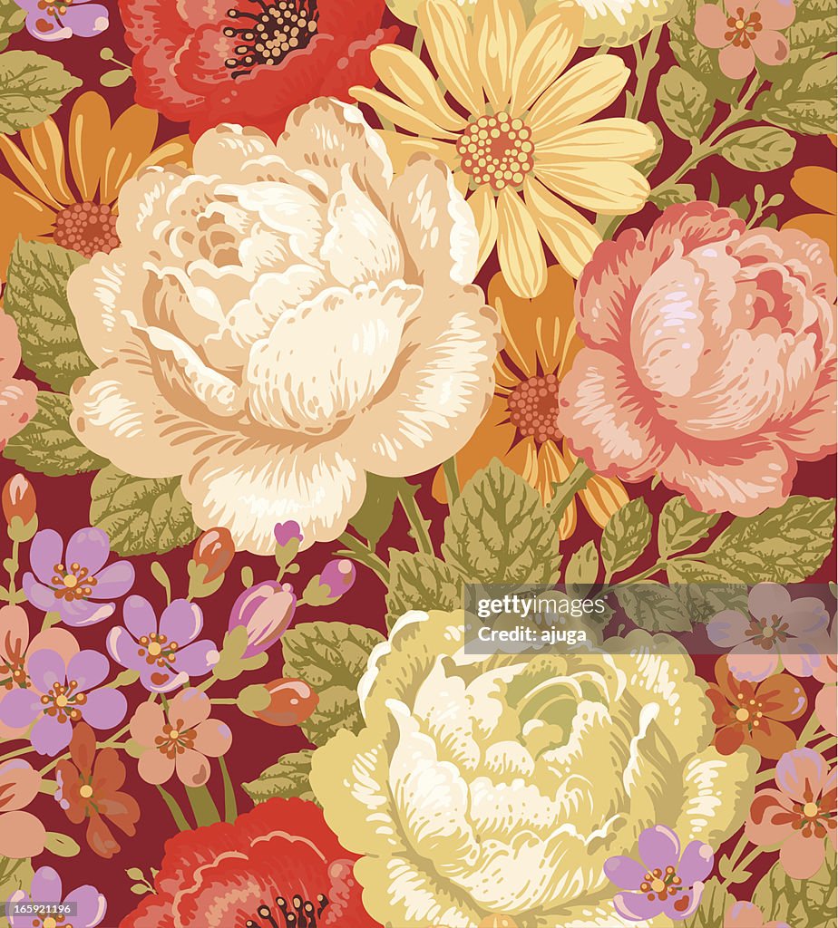 Floral seamless pattern.