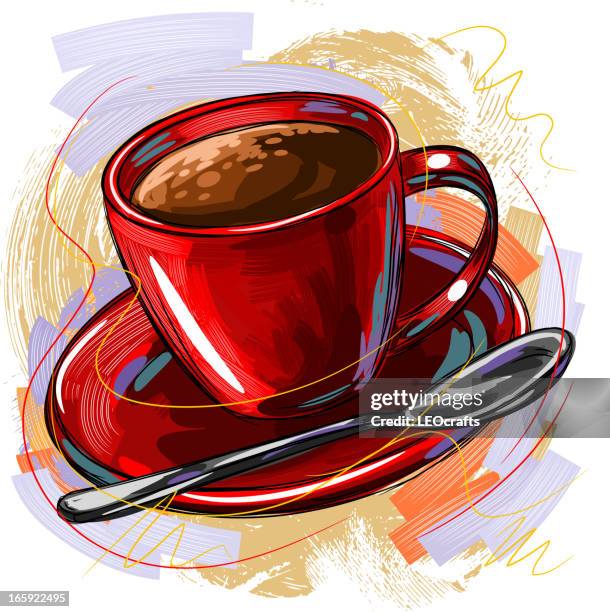 illustrazioni stock, clip art, cartoni animati e icone di tendenza di ottimo caffè - tazza da caffè