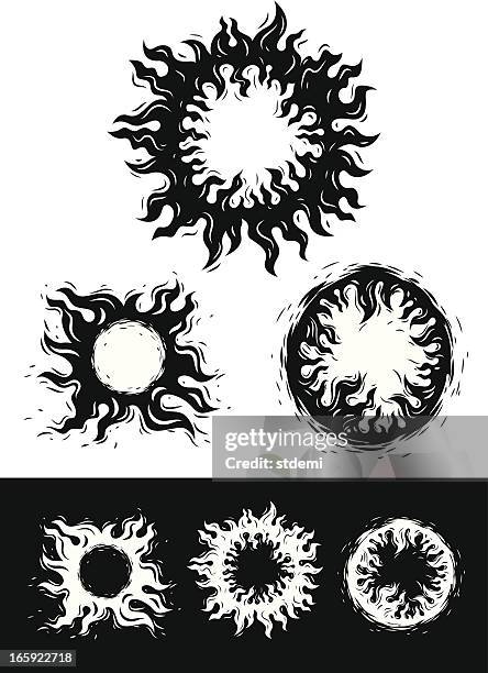 sum symbols - sum beam stock illustrations
