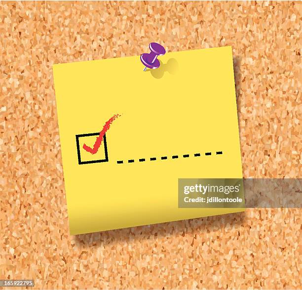 Notepad With Tick Mark Photos and Premium High Res Pictures - Getty Images