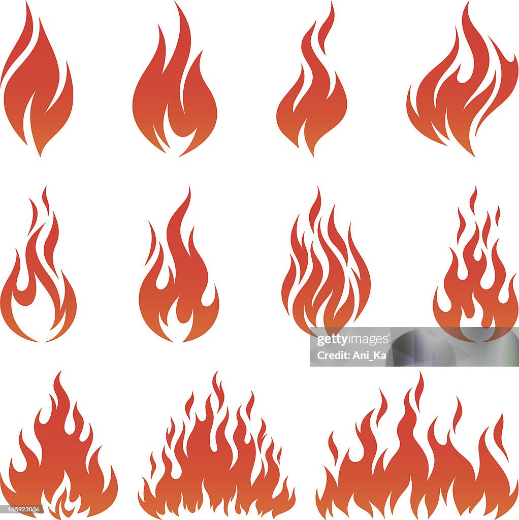 Fire icons