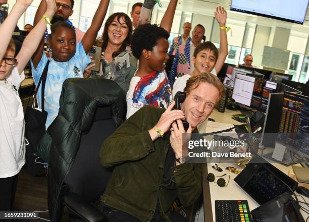 Damian Lewis attends the BGC Group Charity Day on behalf of EB Cure and HvH Arts, raising millions for good causes in memory of BGC's colleagues lost...