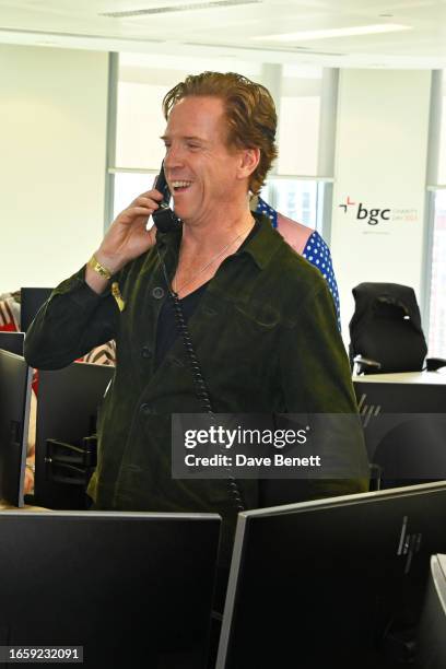 Damian Lewis attends the BGC Group Charity Day on behalf of EB Cure and HvH Arts, raising millions for good causes in memory of BGC's colleagues lost...