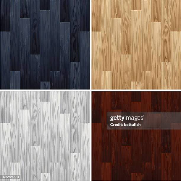 wooden floors - flooring stock illustrations