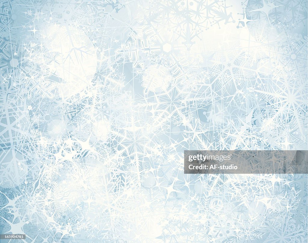 Grunge snowy background