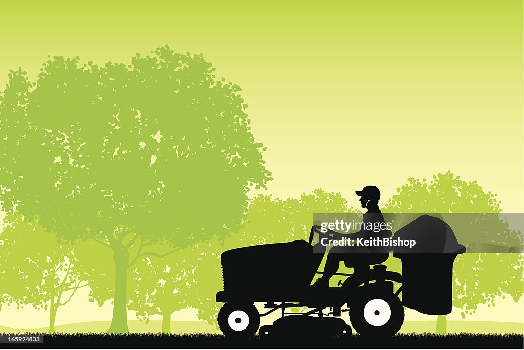 Riding Rasenmäher Hintergrund