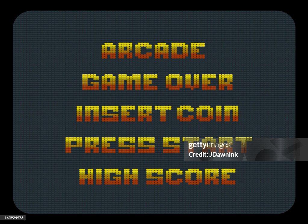 Classic arcade als Worte