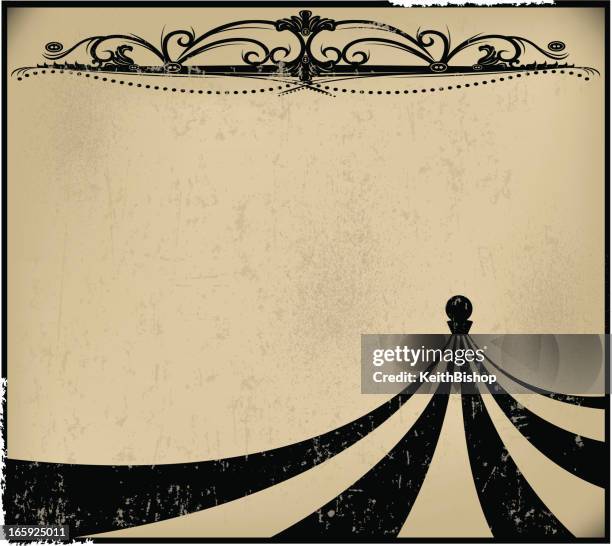 circus tent background - retro - circus background stock illustrations