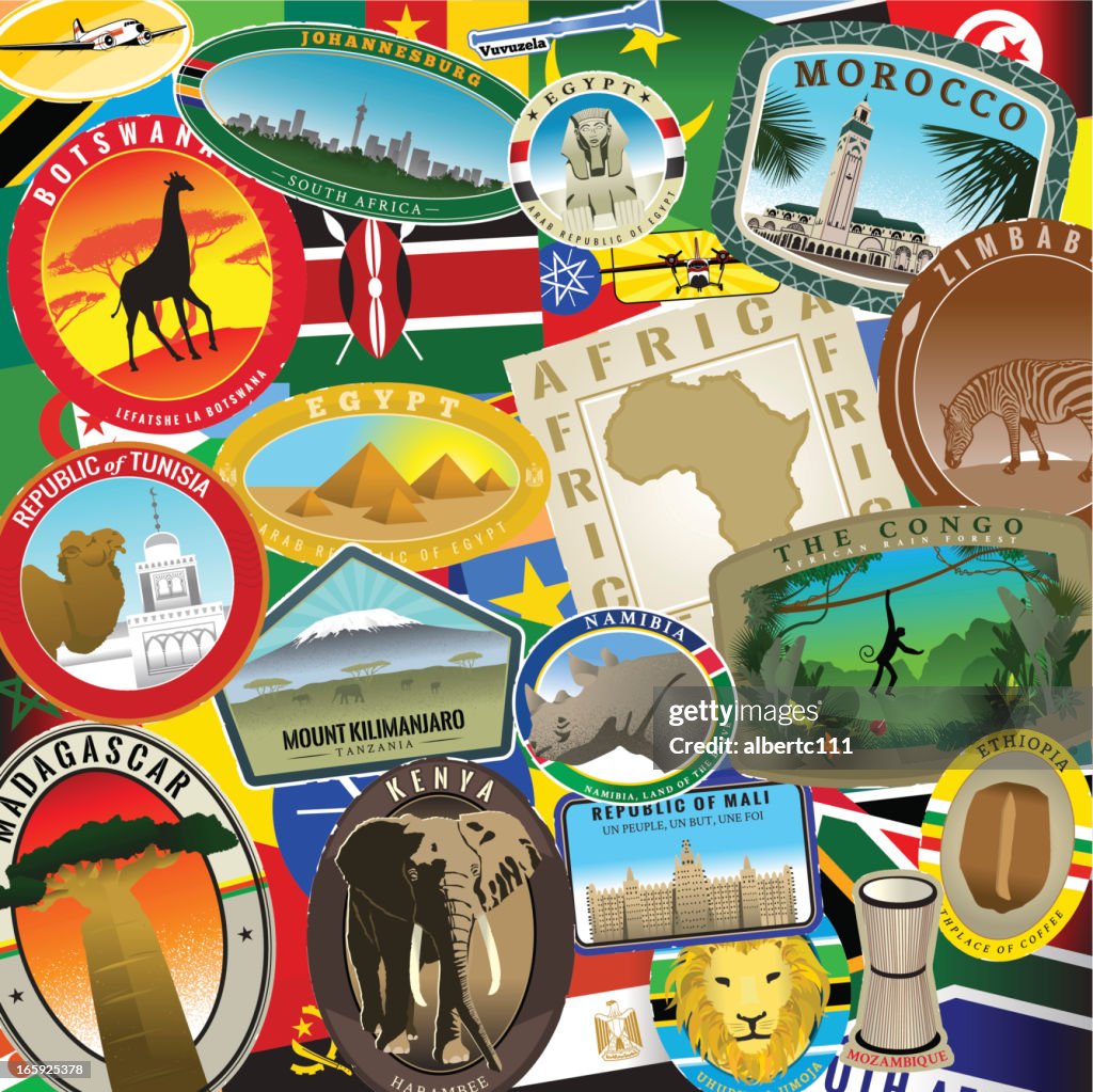Afrikanischer Travel Pracht