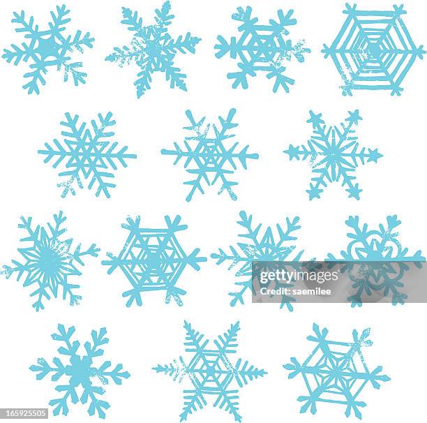 illustrations, cliparts, dessins animés et icônes de flocon de neige et crayonnages - flocon dessin