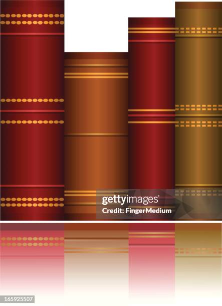 colorful books - empty store shelf stock illustrations