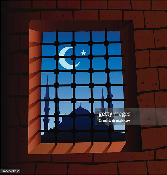 illustrazioni stock, clip art, cartoni animati e icone di tendenza di istanbul e di notte - libro di preghiera