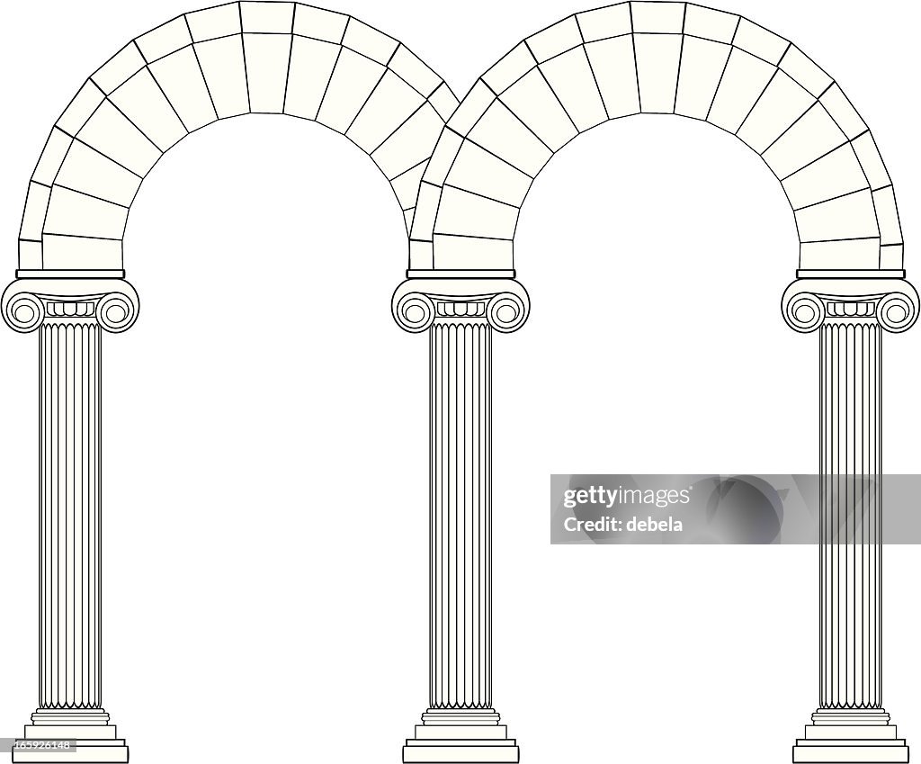 Double Arch In Ionic Style