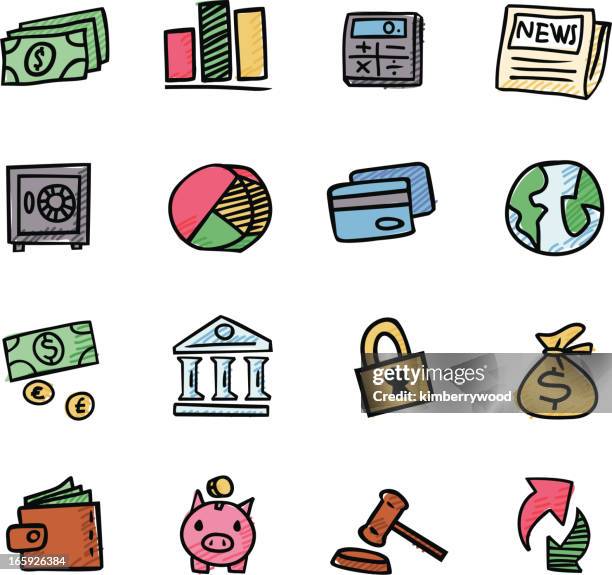 finance icon - auction stock illustrations