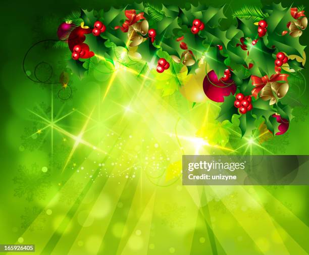christmas decoration on defocussed background with bright sunlight - japanese lantern stock illustrations