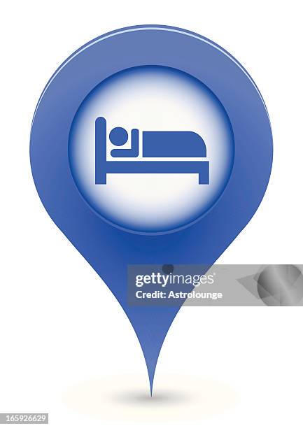 hotel pointer - capsule hotel stock illustrations