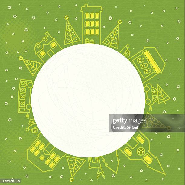 green christmas - car present stock illustrations